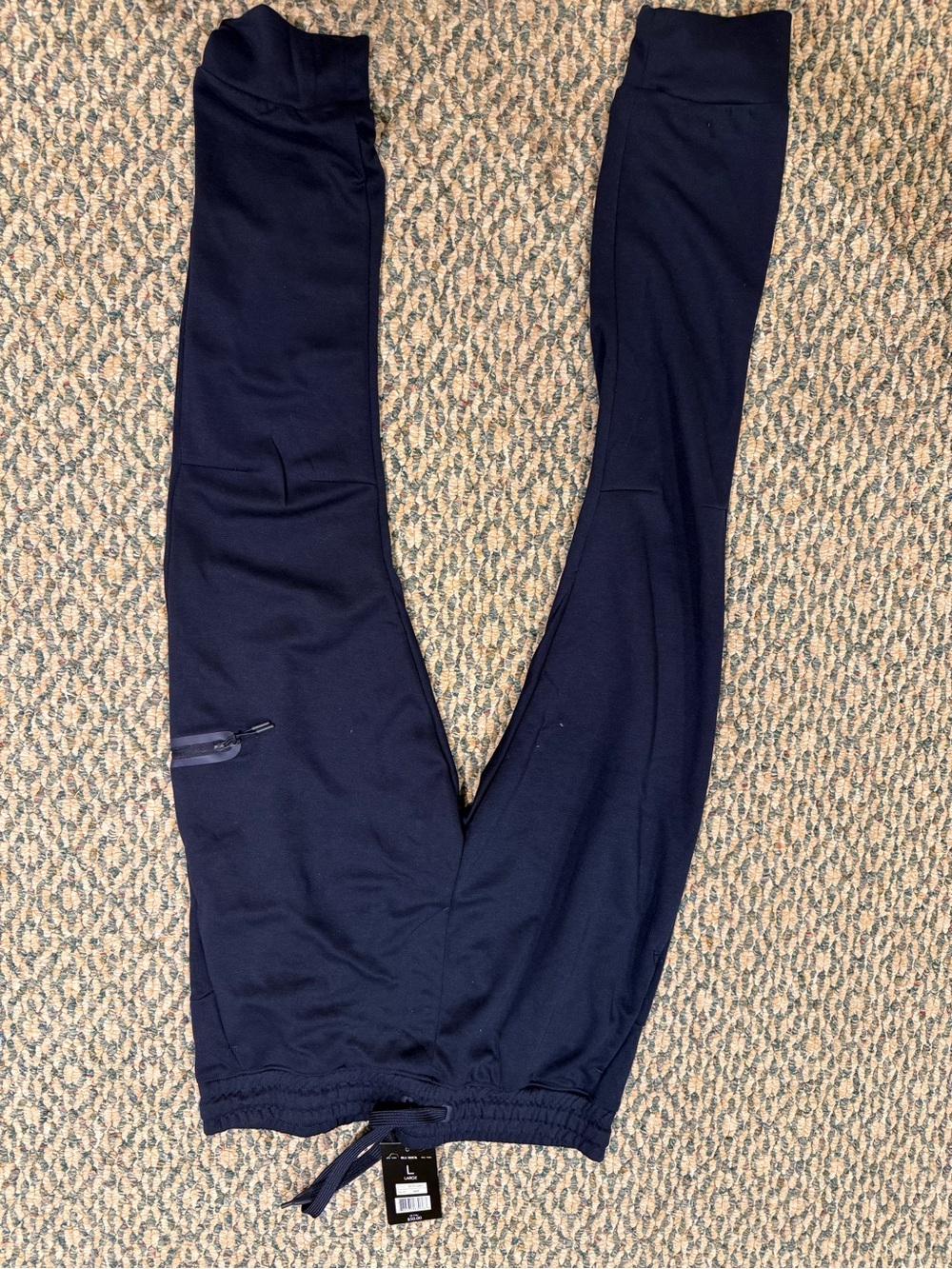Men's Dark Navy Slim Jogger Sweatpants